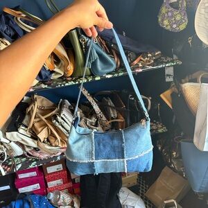Denim Patchwork Purse